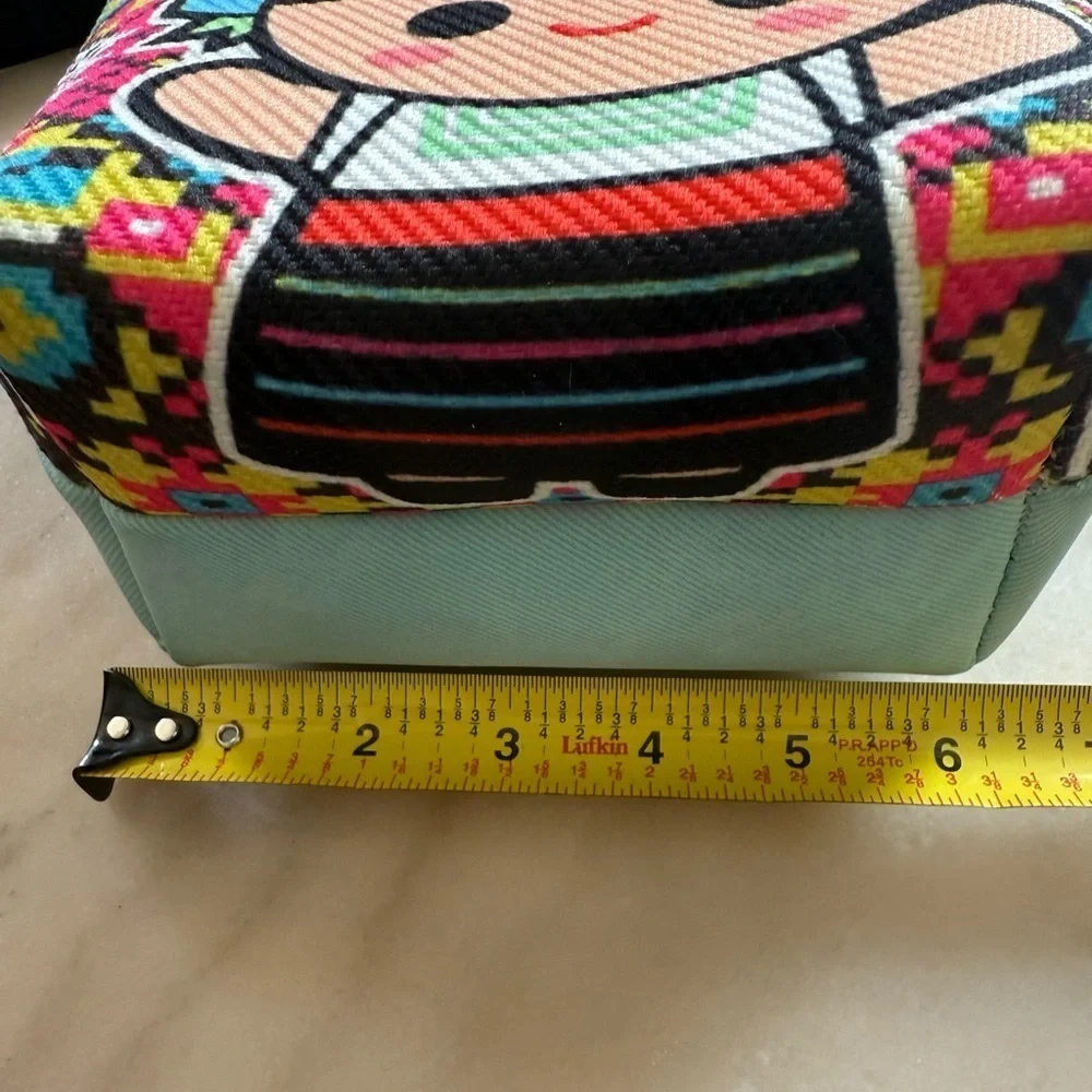Frida Kahlo Carton Mexican crossbody purse handbag adjustable strap